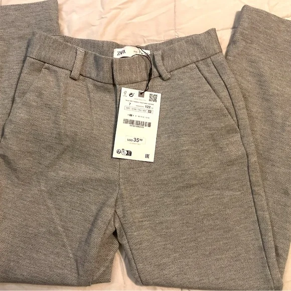 Zara Gray Suit set - youth kids size 7